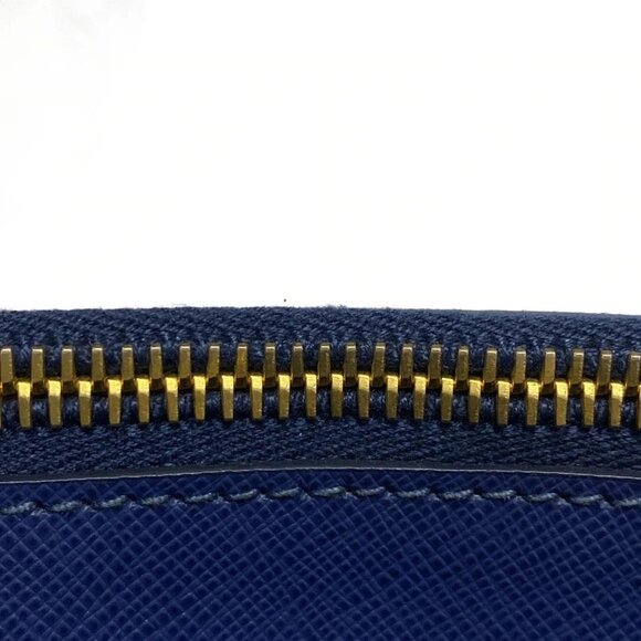 Auth PRADA Galleria Large Bag (Women's) Blue Saffiano Lux (Leather) Tote Bag - Picture 13 of 15